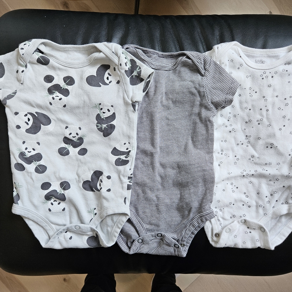 Carter's Panda Print Kids One Piece Set